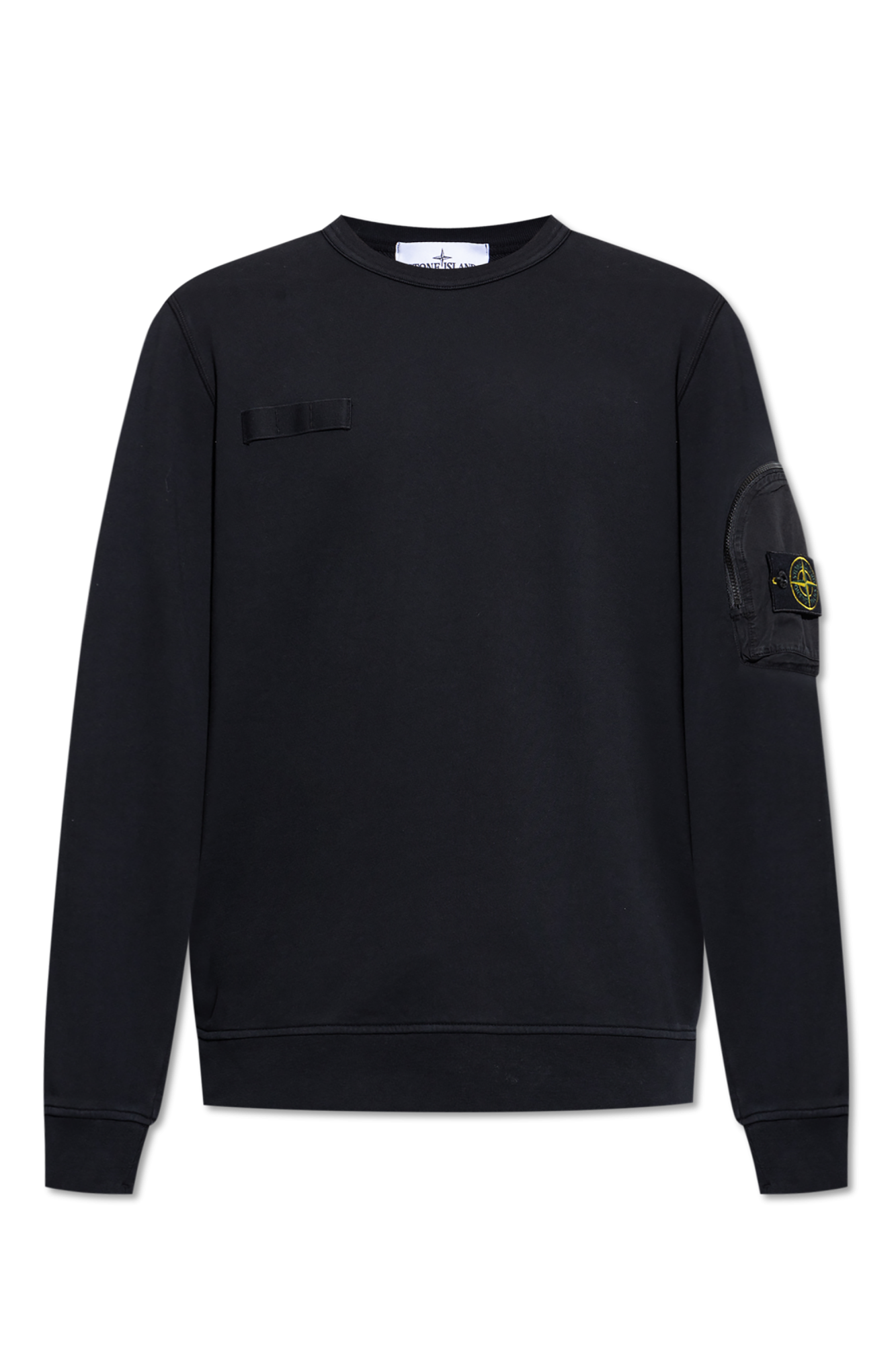 Black Sweatshirt with sleeve pocket Stone Island Vitkac GB